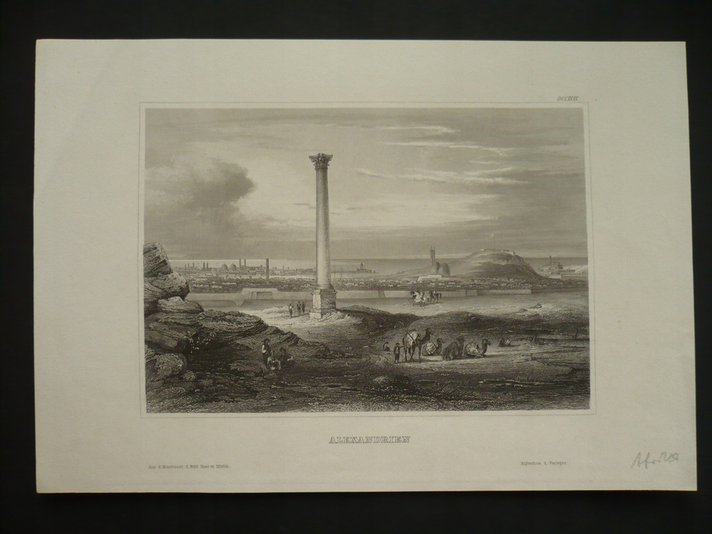 Egipt Aleksandria, oryg. 1839