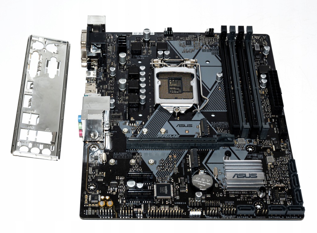 Original IO I/O Shield Back Plate Blende Bracket For ASUS PRIME - Foto 12