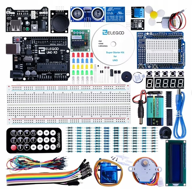 Zestaw startowy UNO R4 Project Super Starter Kit ELEGOO Andruino /S