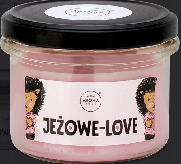 Świeca zapachowa sojowa Jeżowe Love Aroma Home świeczka