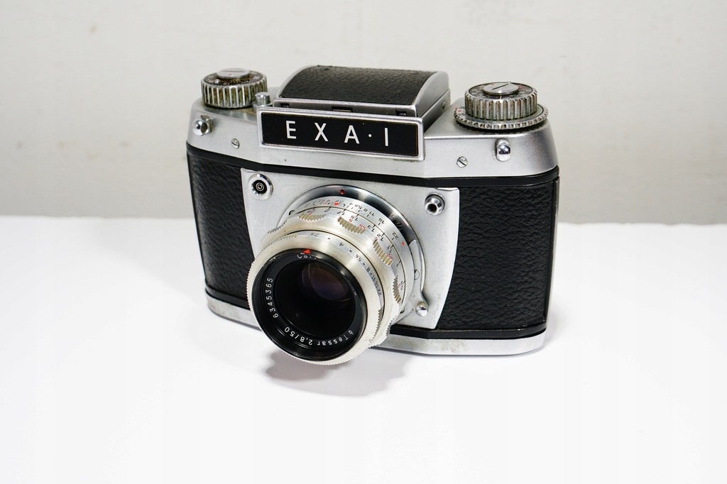 Analogowy Aparat Fotograficzny Exakta EXA I + Carl Zeiss Tessar 2,8 50mm