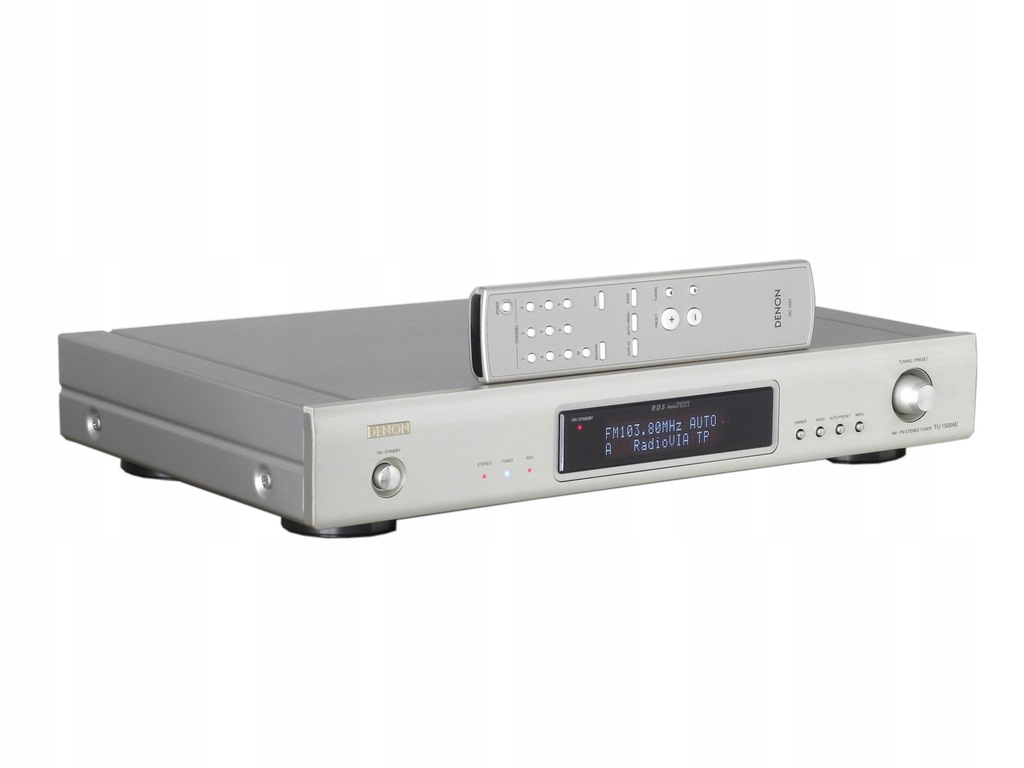 DENON TU-1500AE - tuner FM/AM z pilotem, idealny