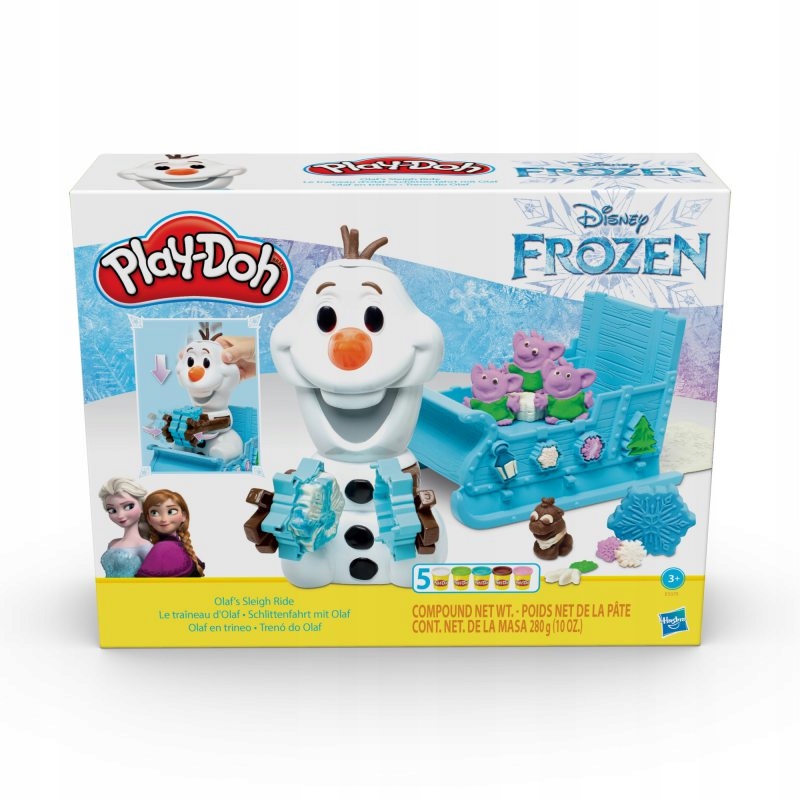 PLAY DOH KRAINA LODU FROZEN 2 SANIE OLAFA E5375