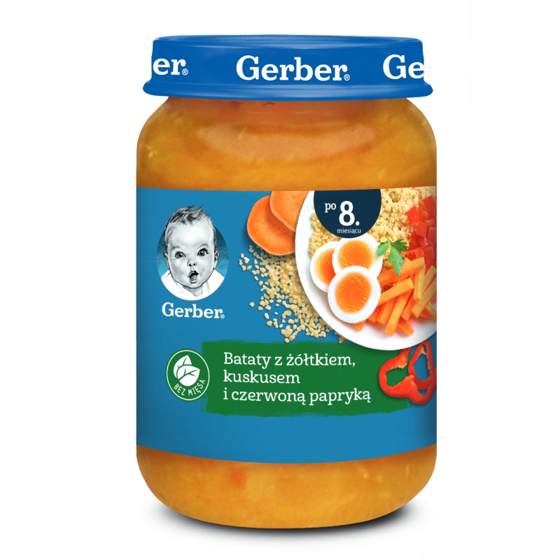Gerber obiadek bataty żółtko kuskus papryka 190 g
