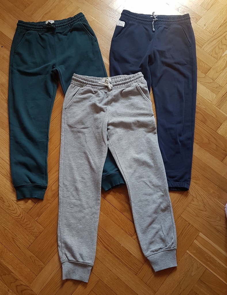 ZARA spodnie dresowe x 3 / 152 cm 11-12 lat
