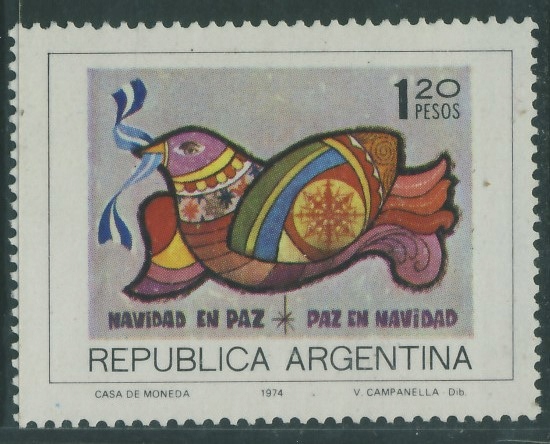 Argentina 1,20 Pesos - Navidad de Paz