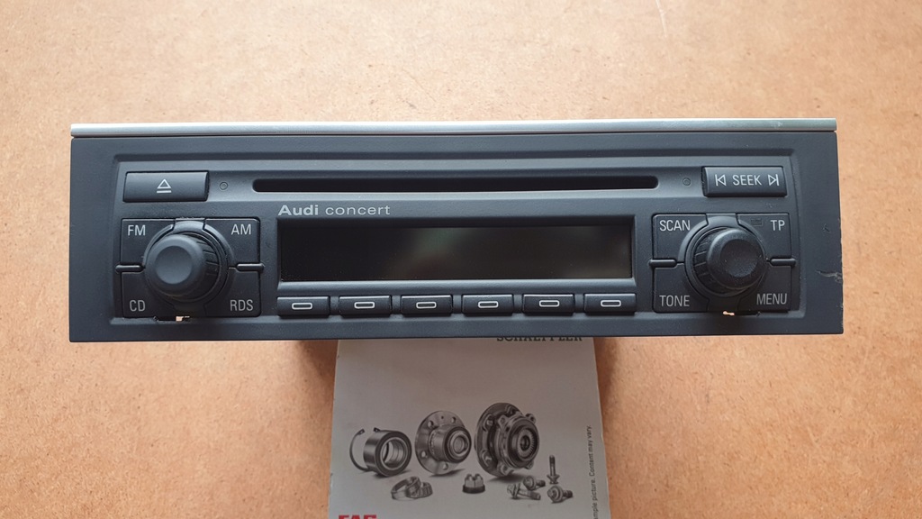 Radio Audi Concert II *BOSE* A4 B7, A4 B6, A6 C5, A3 8L, A3 8P *z kodem*