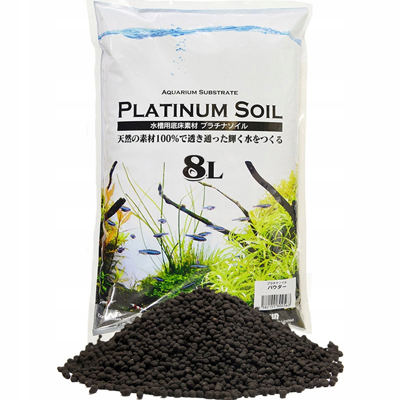 JUN Platinum Soil 8L Powder 1,6-3,0 mm Japońskie podłoże dla roślin