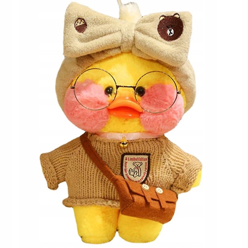 Lalafanfan kaczka pluszowa zabawka 30 cm żółta
