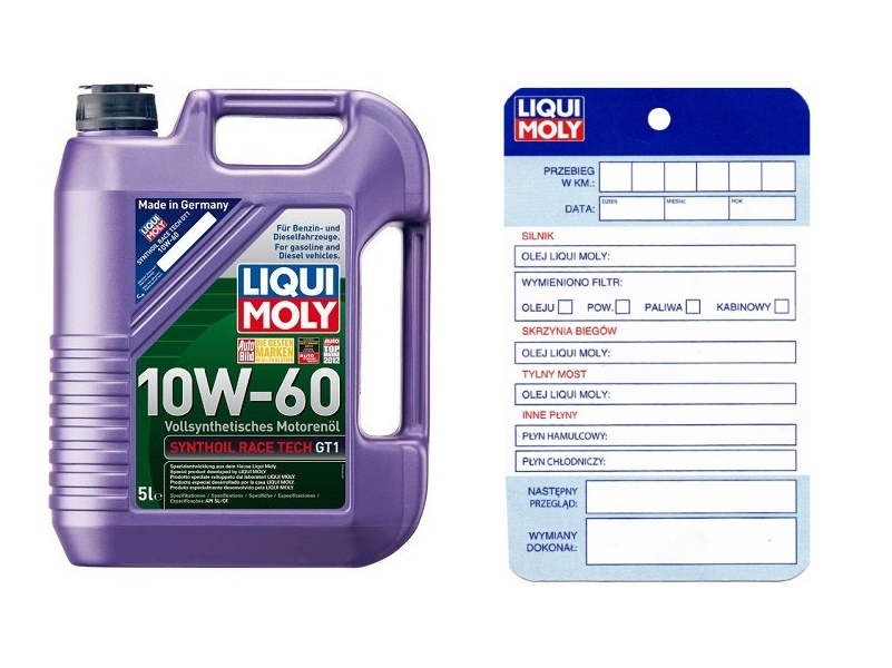 Liqui Moly 8909 SYNTHOIL RACEGT1 10W60 7L NIEMCARS