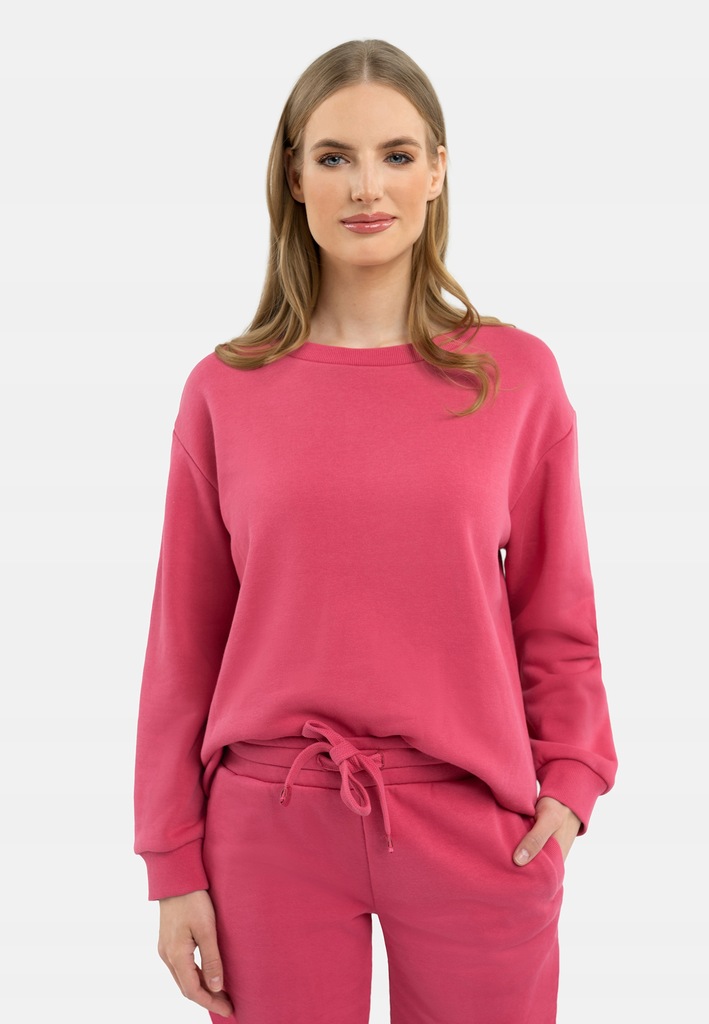 DAMSKA BLUZA OVERSIZE RÓŻOWA VOLCANO B-PAOLA XL