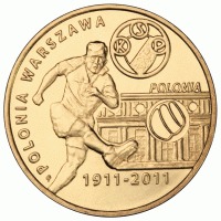 Moneta Okolicznościowa 2 zł Polonia Warszawa