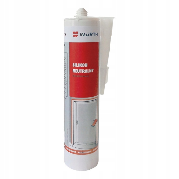 Würth Silikon Neutralny Biały 310 ML