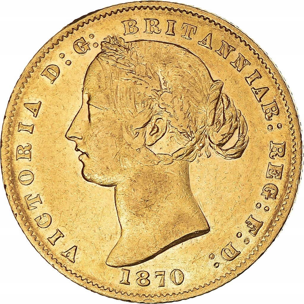 Moneta, Australia, Victoria, Sovereign, 1870, Sydn