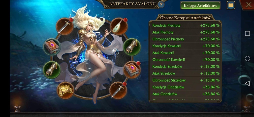 Konto gra King of Avalon
