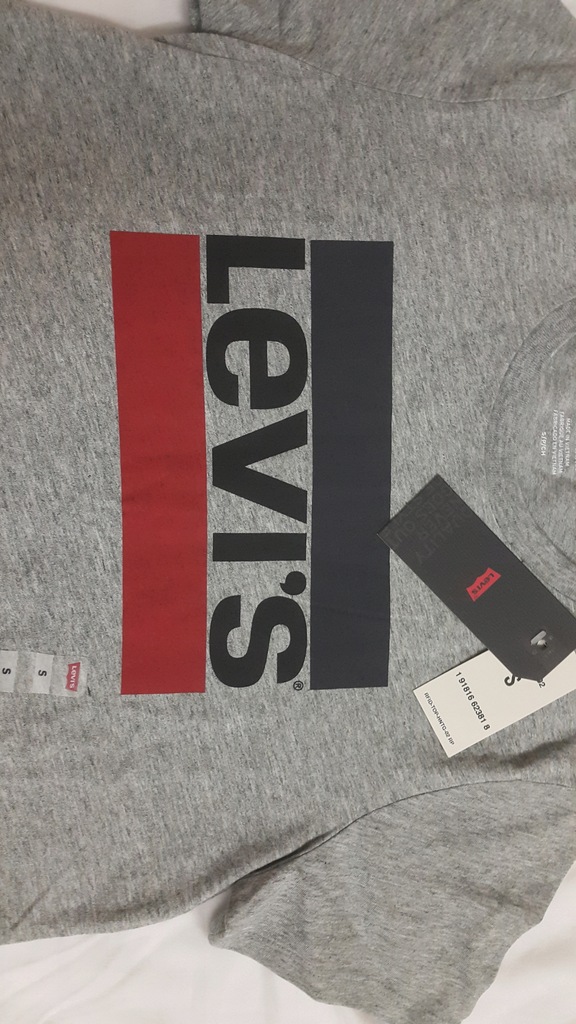 T-Shirt Levi's Koszulka Damska Classic Szary Roz.S