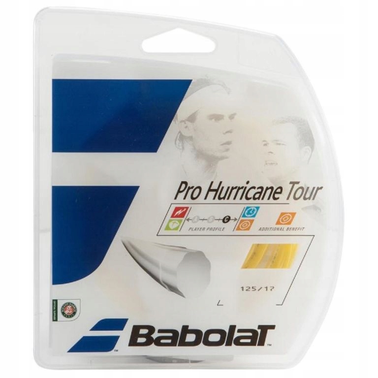 NACIĄG TENISOWY PRO HURRICANE 1,25 MM BABOLAT ŻÓŁ