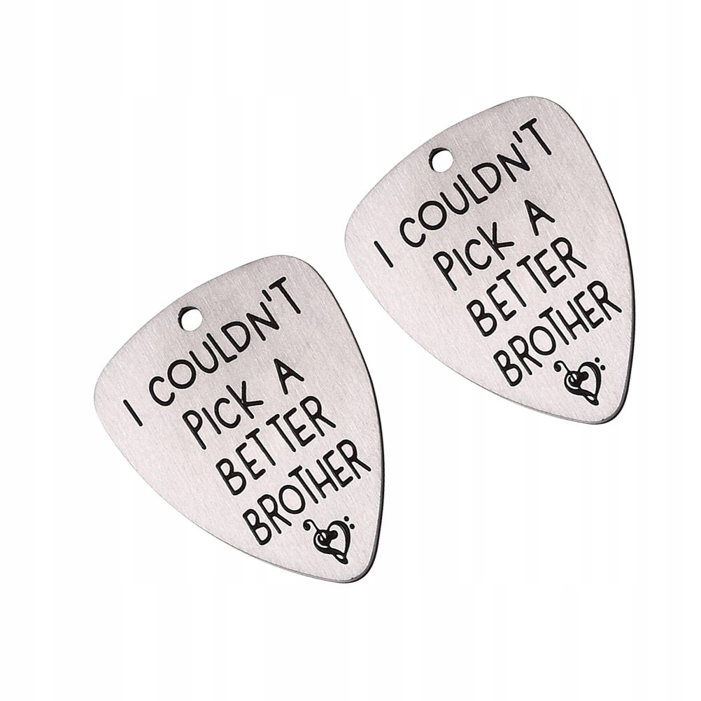 2 sztuk Gitara Pick Gitara Titanium Stalowa Plectr