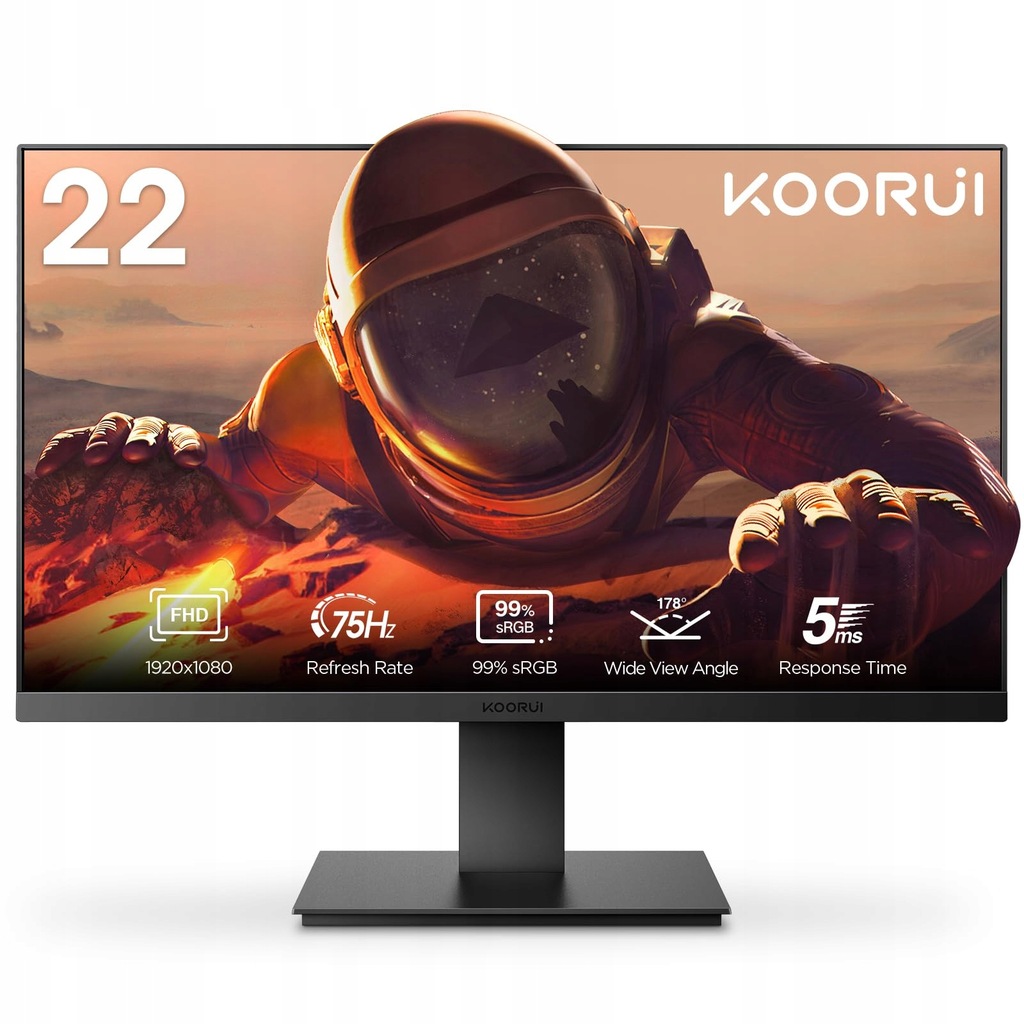 MONITOR LED KOORUI 22N1 22 " 1920 X 1080 PX
