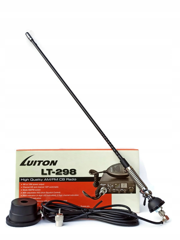 Zestaw radio CB 12/24V Z ANTENĄ SIRIO T3 BUS TIR