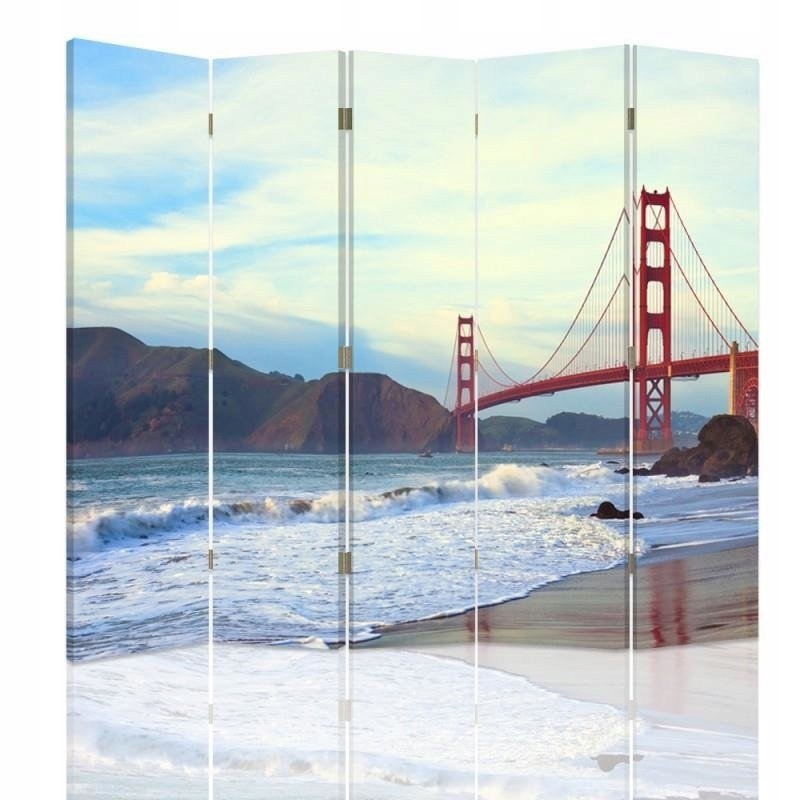 Parawan dwustronny, Golden Gate Bridge 180x170