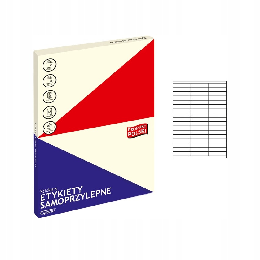 Etykiety samoprzylepne GRAND - 007 70x16,9 mm