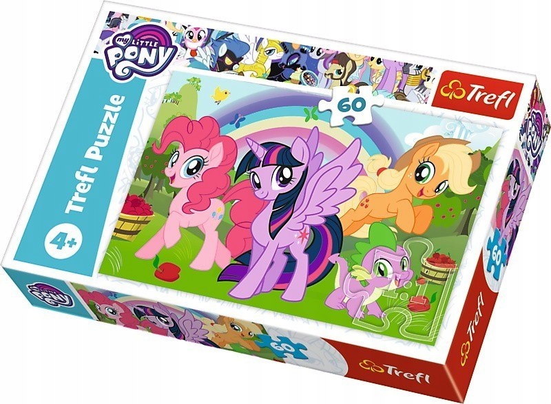 Puzzle 60 elementów - My Little Pony, Tęczowa przy