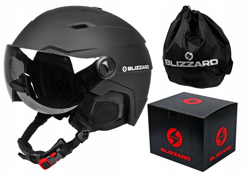 Kask BLIZZARD Double Visor black S2 L/XL 60-63cm