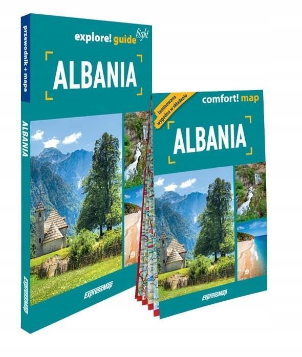 EXPLORE! GUIDE LIGHT ALBANIA - PRZEWODNIK + MAPA