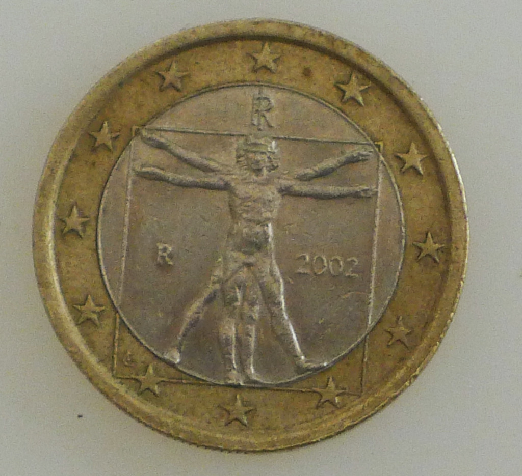 1 euro Da Vinci 2002 r.