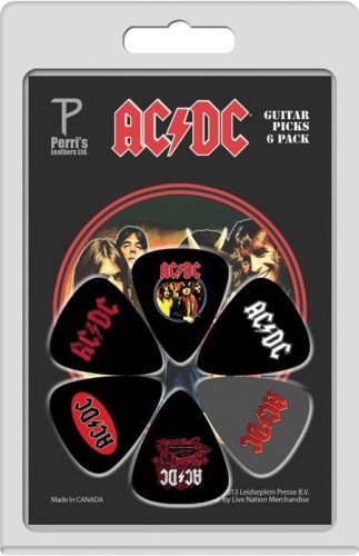 Zestaw Kostek Gitarowych - Perri's ACDC1 AC/DC