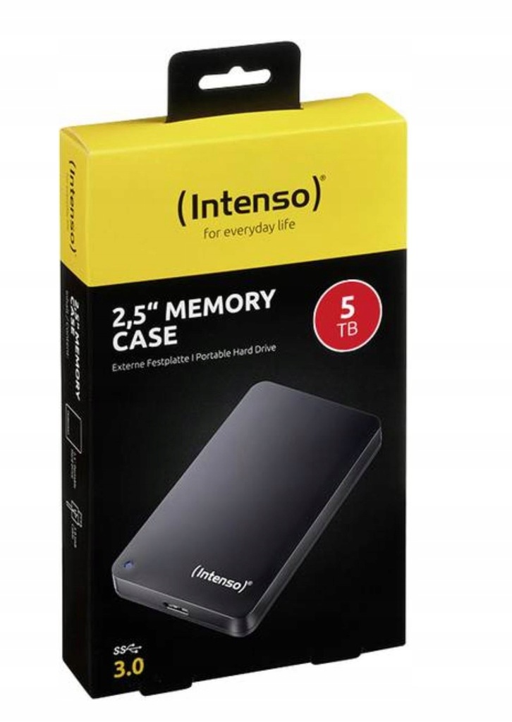 Dysk twardy Intenso 6021513 Memory Case 2.5'' Festplatte 5 TB USB 3.0