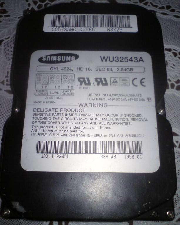 Samsung Wu32542a 2.54GB