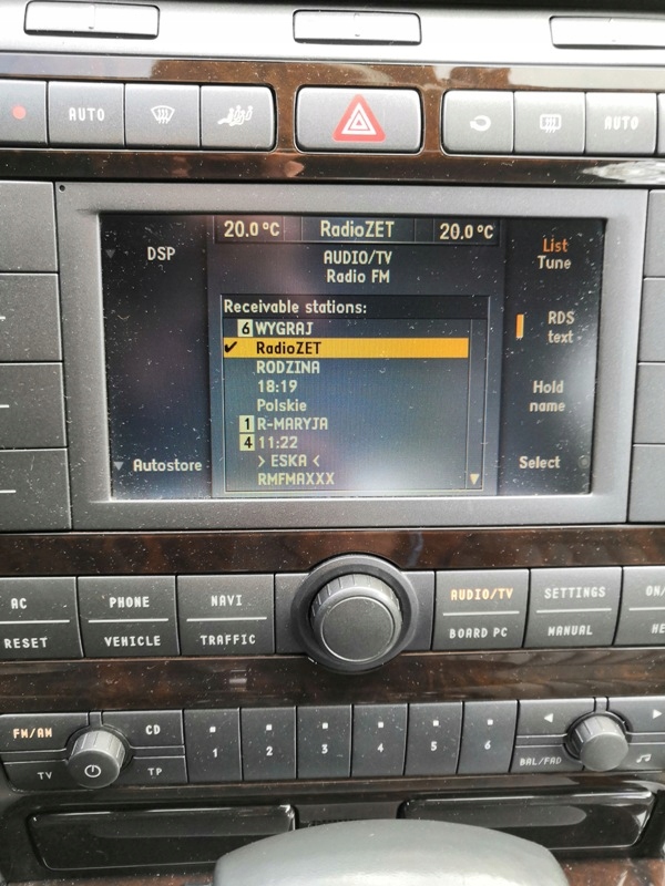 Radio, nawigacja ZAB VW Phaeton 3D0 035 007P 7822471593 oficjalne