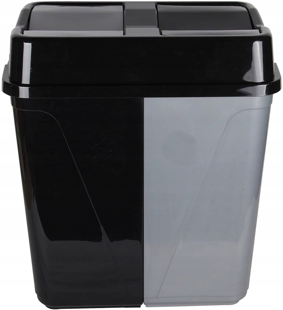 Купить Двойной контейнер для сортировки мусора, 2х50л.: отзывы, фото, характеристики в интерне-магазине Aredi.ru