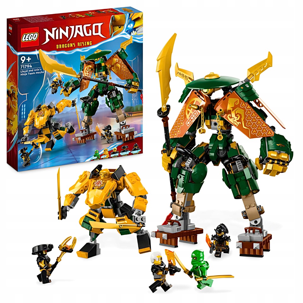 LEGO NINJAGO 71794 ZIELONY NINJA LLOYD ARIN ROBOTY PREZENT DLA DZIECKA