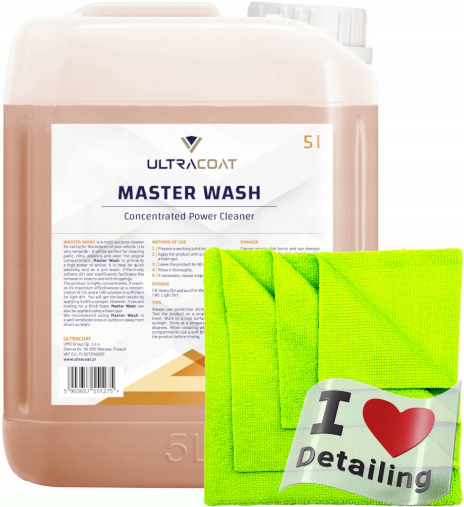 Ultracoat Master Wash do mycia wstępnego 5L
