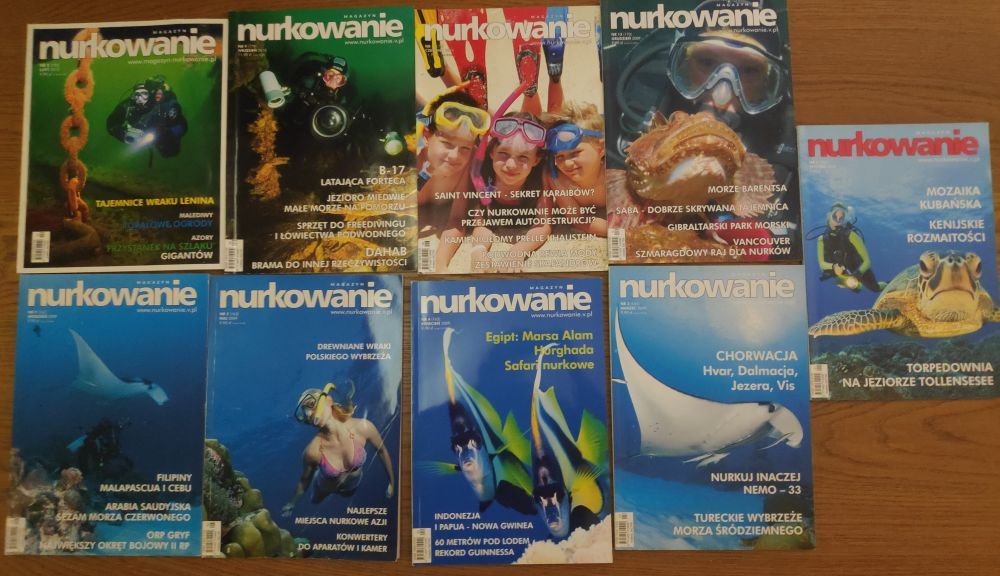 MAGAZYN NURKOWANIE - 9 numerów