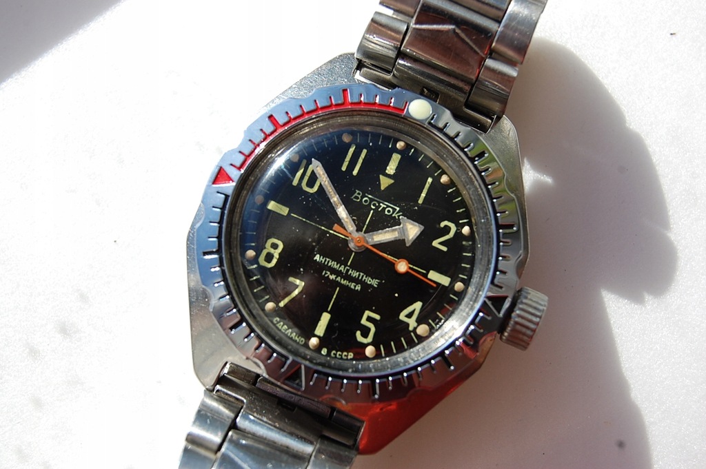 Zegarek Vostok Komandirskie Antymagnetyczny