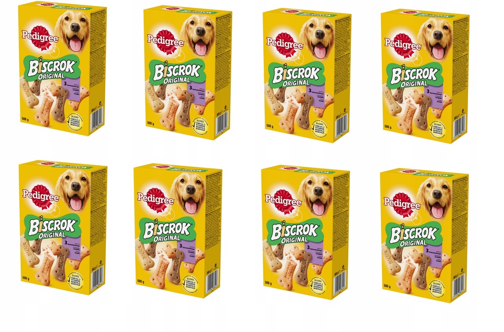 Pedigree Multi Biscrok 500g ciasteczka dla psa 8sz