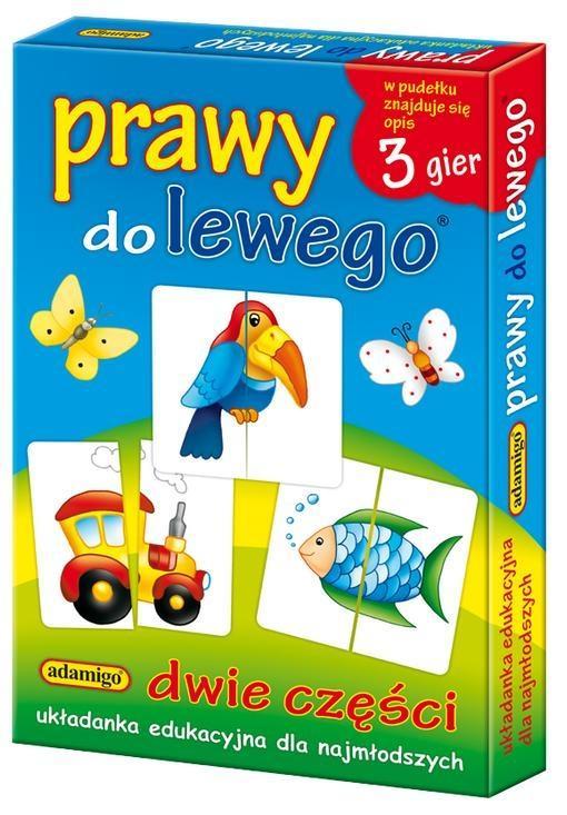 UKŁADANKA EDUKACYJNA PRAWY DO LEWEGO, ADAMIGO