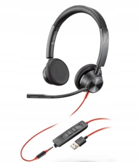 Słuchawki przewodowe Blackwire 3325-M USB-A 3.5mm