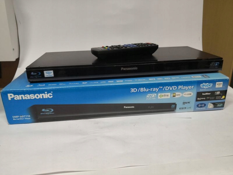 ODTWARZACZ BLU-RAY PANASONIC DMP-BDT110 3D - 7881765746