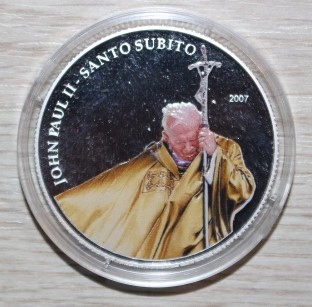 JAN PAWEŁ II - SANTO SUBITO 2007 - 1 $ PALAU