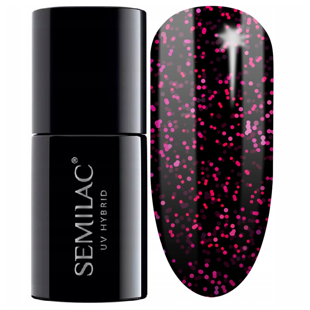 SEMILAC LAKIER HYBRYDOWY 444 SEMILIKE 7ml W