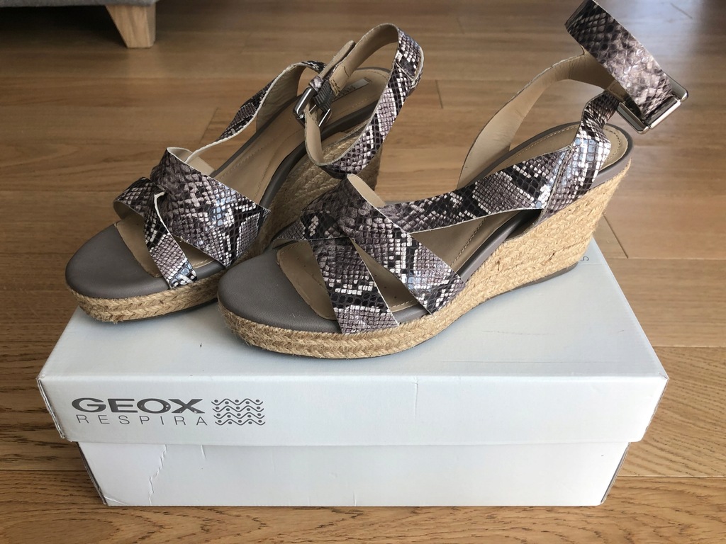 Skórzane espadryle GEOX rozmiar 39