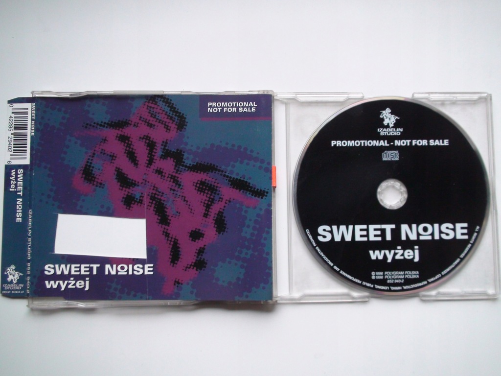 Купить SWEET NOISE - ПРОМО-СИНГ Wyzej, 1-е изд. 1996 год: отзывы, фото, характеристики в интерне-магазине Aredi.ru