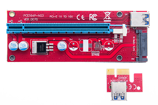 Купить RISER PCI-E 1x-16x USB 3.0 SATA версии 007S НОВЕЙШИЙ: отзывы, фото, характеристики в интерне-магазине Aredi.ru