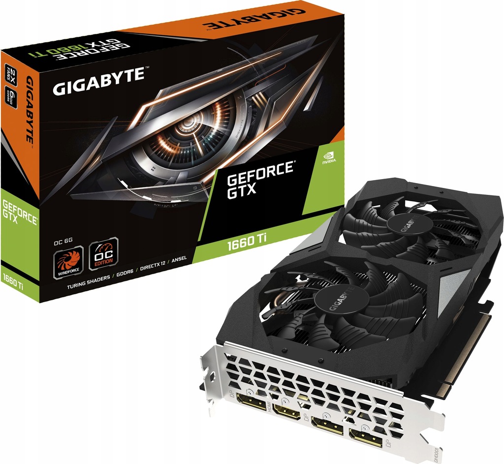 Karta graficzna Gigabyte GeForce GTX 1660 Ti OC 6GB GDDR6 NOWA PASTA