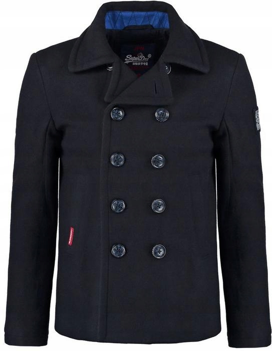 SUPERDRY PŁASZCZ MĘSKI PEA COAT L|699ZŁ